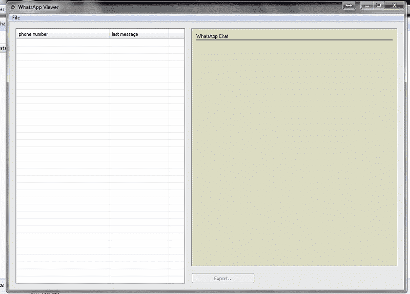 Whatsapp Viewer for PC